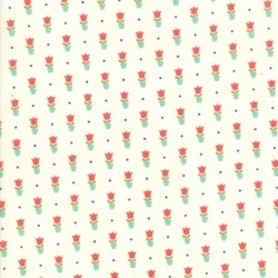 Early Bird - Tulips Cream - 1 Cut FQ