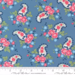 A Cat Named Stitch - Sweet Paisley Blue - PRE-ORDER DUE MAY