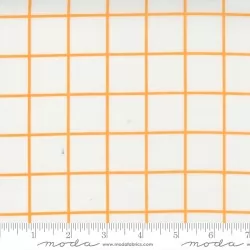 One Fine Day - Windowpane Ivory Orange