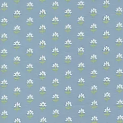 Shoreline - Coastal Floral Light Blue