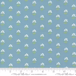 Shoreline - Coastal Floral Light Blue
