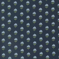 Shoreline - Coastal Floral Navy