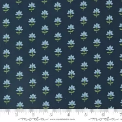 Shoreline - Coastal Floral Navy