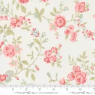 Abide - Main Floral Linen White - PRE-ORDER DUE APRIL