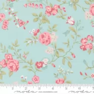 Abide - Main Floral Light Blue