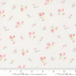 Abide - Small Floral Linen White - PRE-ORDER DUE APRIL