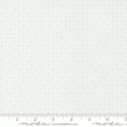 Abide - Dots Linen White Light Blue - PRE-ORDER DUE APRIL