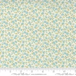 Cottage Linen Closet - Tossed Small Floral Linen Sea Glass