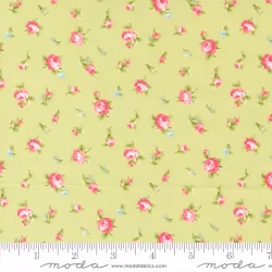 Ellie - Tossed Floral Green
