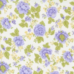 Georgia by Brenda Riddle - Main Floral Off White