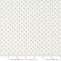 Georgia by Brenda Riddle - Tiny Floral Dot Off White