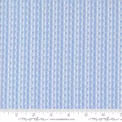 Memory Lane - Ric Rac Stripe Blue