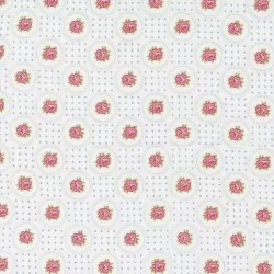 Sweet Liberty - Circle Floral Linen White