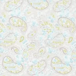 The Shores - Paisley Linen White