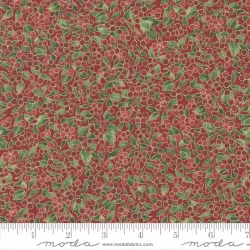 Merry Manor Metallic - Hollyberry Crimson