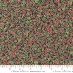 Merry Manor Metallic - Hollyberry Black