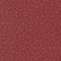 Merry Manor Metallic - Swirl Crimson