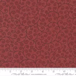 Merry Manor Metallic - Swirl Crimson