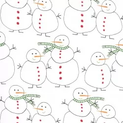 Merry And Bright - Snowmen Winter White
