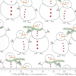 Merry And Bright - Snowmen Winter White
