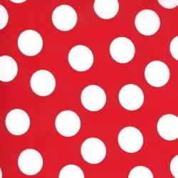 Merry And Bright - Giant Dot Poinsettia Red