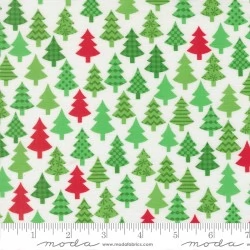 Snow Time - Christmas Trees Winter White - PRE-ORDER DUE JUNE