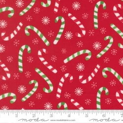 Snow Time - Candy Cane Poinsettia Red - PRE-ORDER DUE JUNE