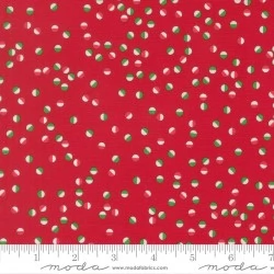 Snow Time - Jolly Dot Poinsettia Red - PRE-ORDER DUE JUNE