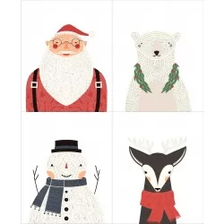 Merrymaking - Large Block Panel Eggnog