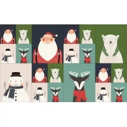 Merrymaking - Mixed Block Panel Multi