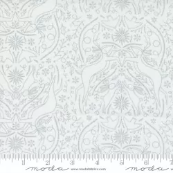 Merrymaking - Scandi Damask Eggnog Silverbells