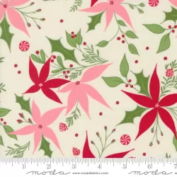 Once Upon A Christmas - Poinsettia Branch Snow