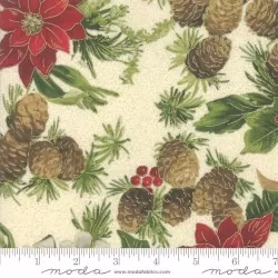 Poinsettias And Pine - Poinsettias Pine Cream