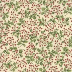 Poinsettias And Pine - Holly Berries Cream