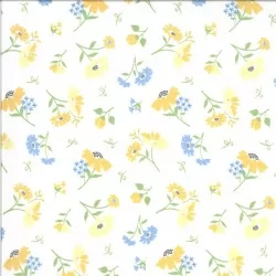 Spring Brook - Daisies Cloud - 19" Bolt End