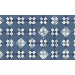 Denim and Daisies - 60" Cheater Print - Sweet Sixteen Midnight Denim