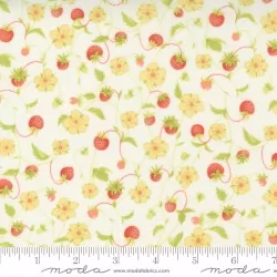 Strawberries And Rhubarb - Strawberry Jam Crisp Line - 16" Bolt End
