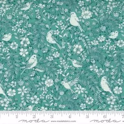 Lady Bird - Birdie Toile Teal