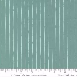 Love Note - Distressed Stripe Dusty Sky - 24" Bolt End