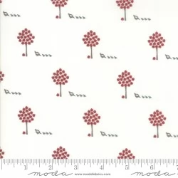 101 Maple Street - Maple Trees Marshmallow Cream - 2 Cut FQs