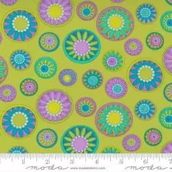 Petal Power - Flower Medallions Grow Green