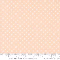 Cottage Charm - Dots Houses Whipped Peach