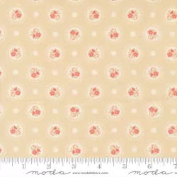 Sunbonnet - Flower Dots Almond
