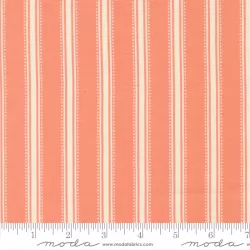 Sunbonnet - Dotted Stripe Coral