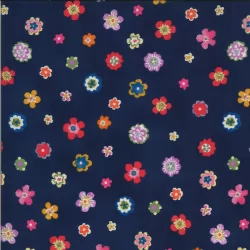 Lulu - Flowers Navy