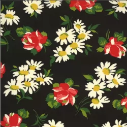 It's Elementary - Garden Blooms Black