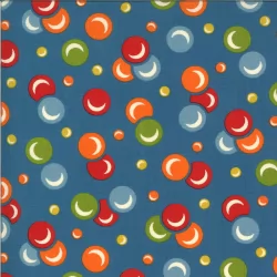 It's Elementary - Bubbles Blue - 25" Bolt End