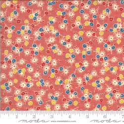 It's Elementary - Apron Floral Red