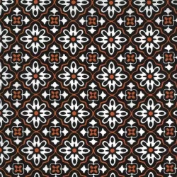 Midnight Magic 2 - Flower Tile Midnight Pumpkin