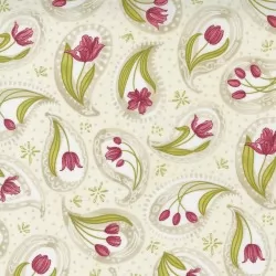 Tulip Tango - Tulip Paisley Cream